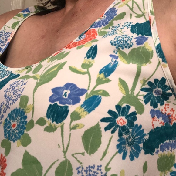 French Connection flowered tank top size 6 - Picture 1 of 4